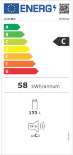 Monoklimatická chladnička Gorenje R49CPW – Obrázok 2