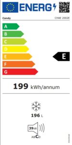 Truhlicová mraznička Candy CHAE2002E – Obrázok 2